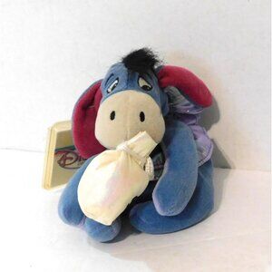 Disney Store Sugar Plum Fairy Eeyore Mini Bean Bag Plush 7" Tags Exclusive